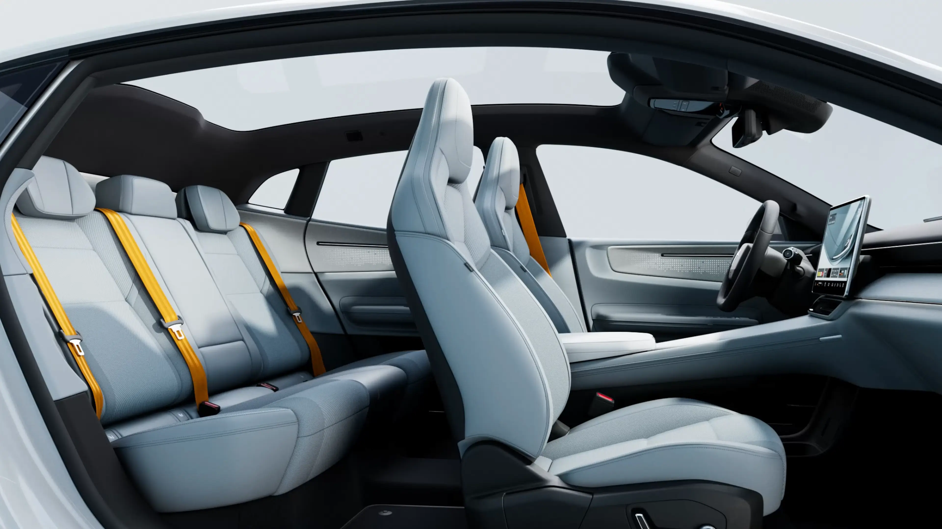 极星4贯穿式尾灯